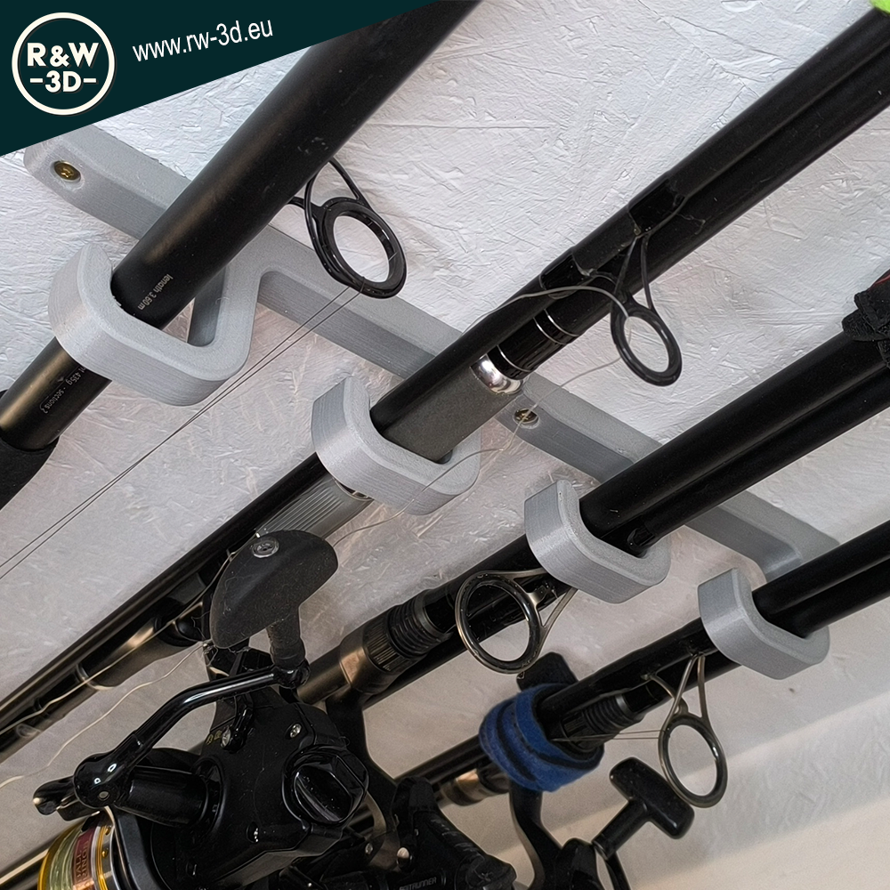 Angelruten Halterung Halter Rack Angelhalterung Rutenhalterung Wand und Decke