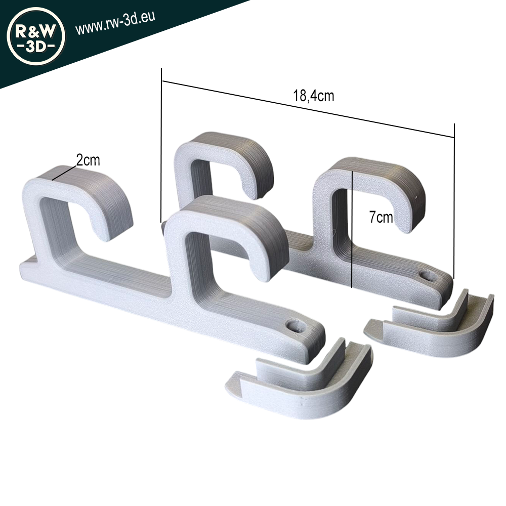 Angelruten Halterung Halter Rack Angelhalterung Rutenhalterung Wand un –  R&W-3D Shop