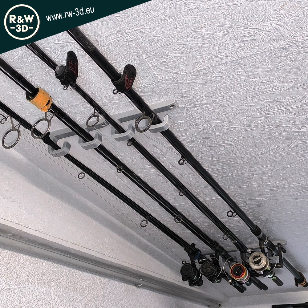 Angelruten Halterung Halter Rack Angelhalterung Rutenhalterung Wand und Decke