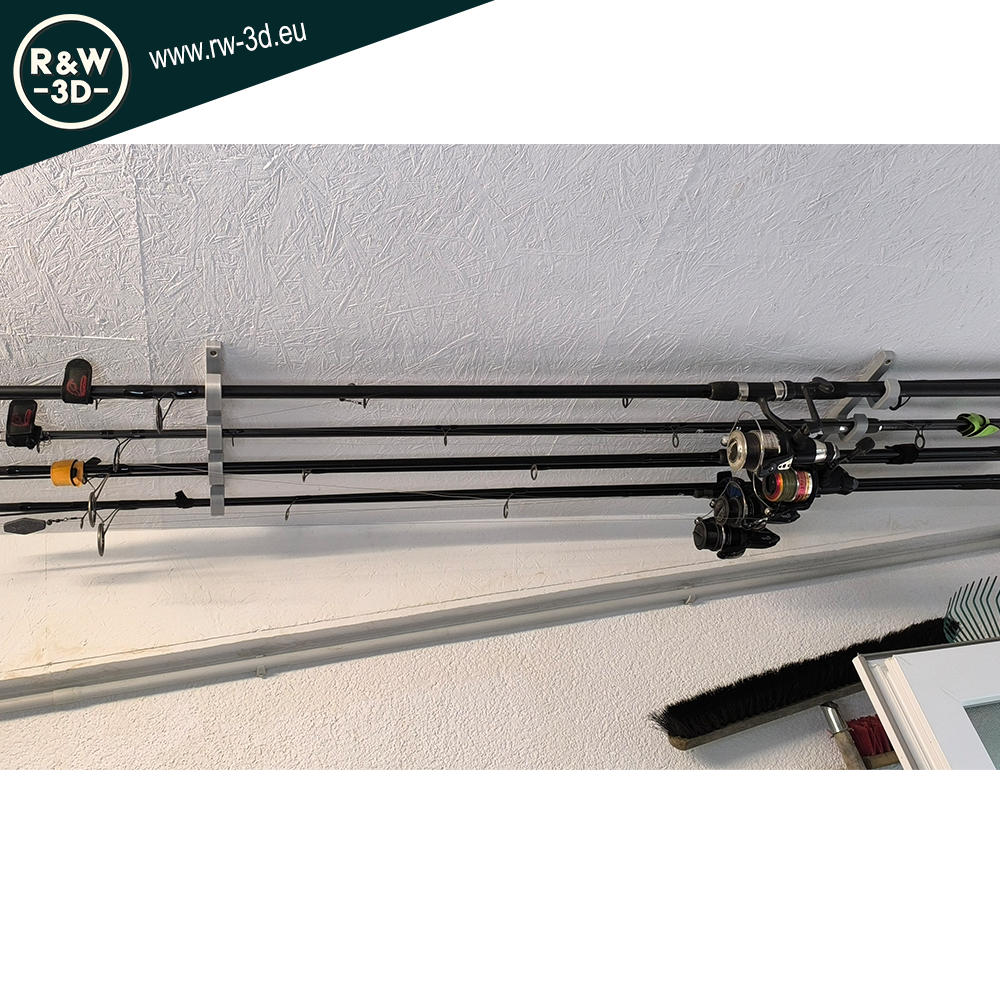 Angelruten Halterung Halter Rack Angelhalterung Rutenhalterung Wand und Decke