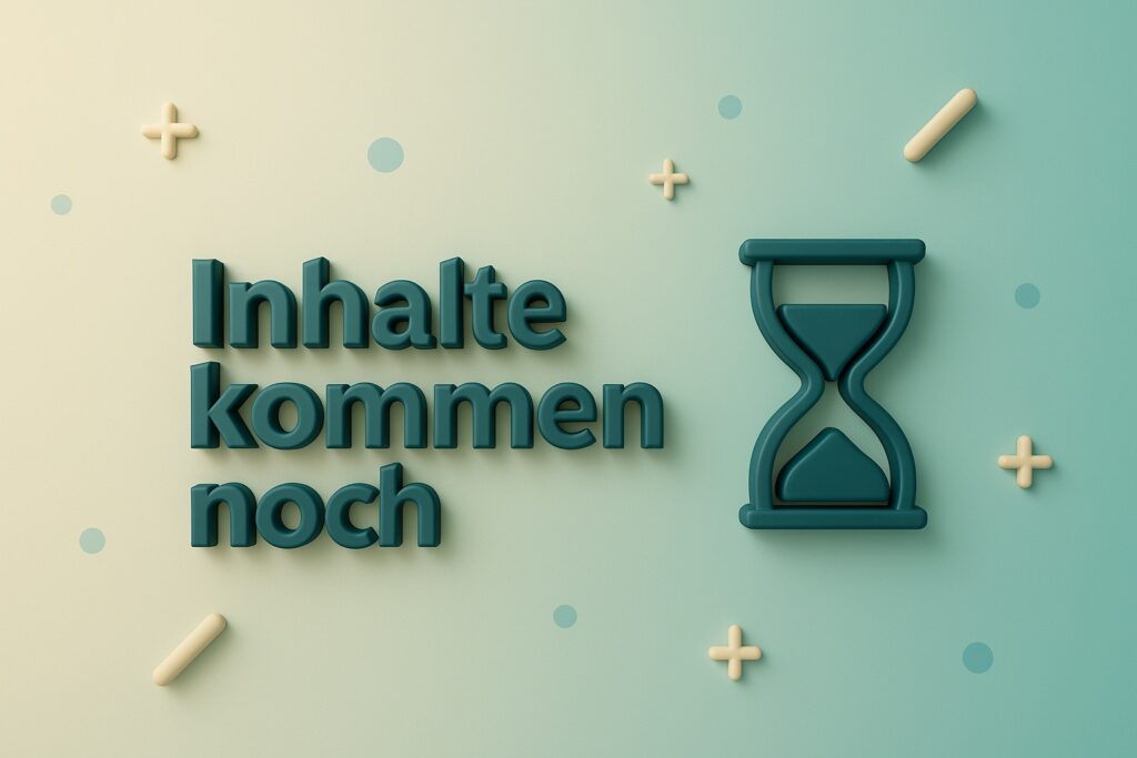 Inhalte kommen