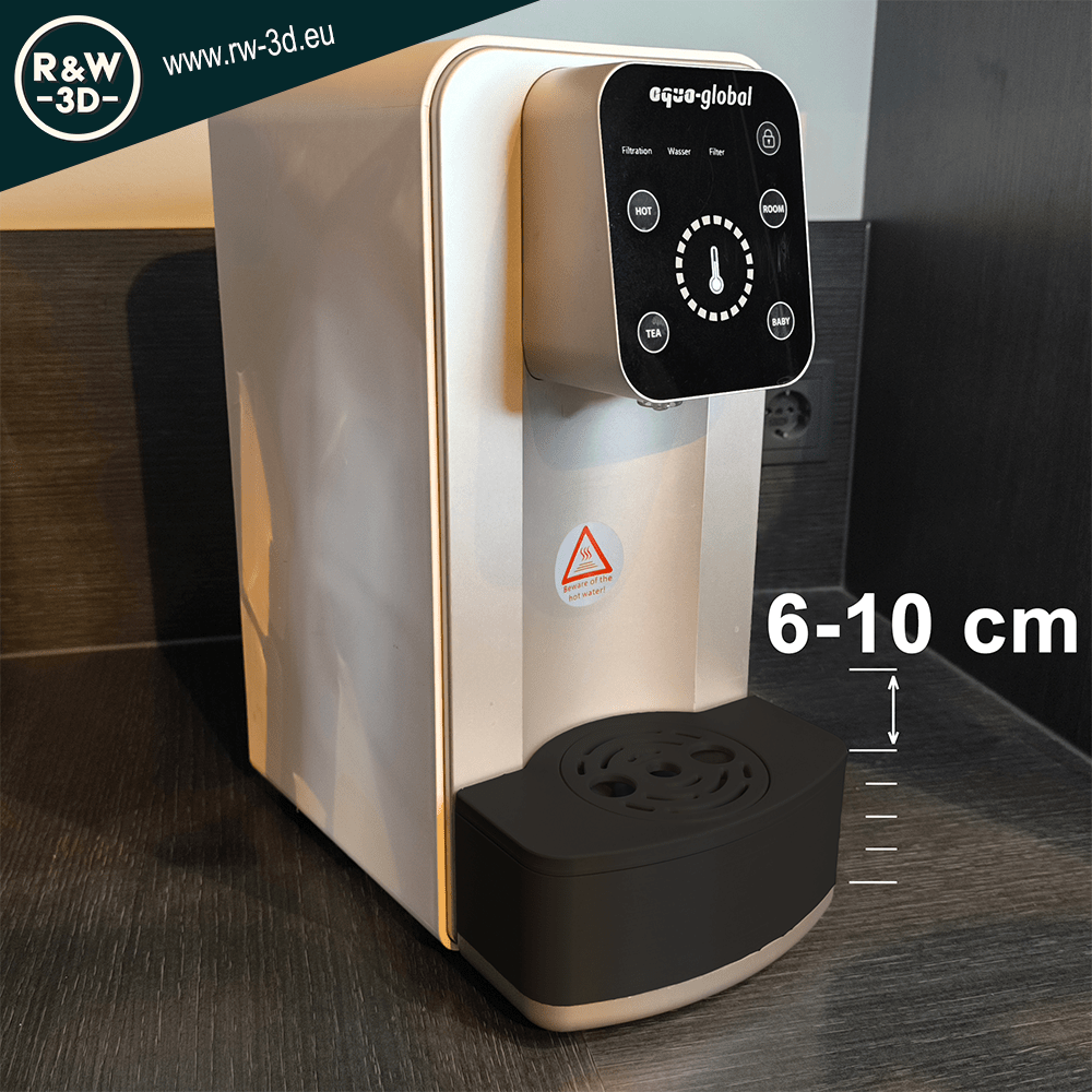 Stufenlos verstellbare erhoehung 6 10 cm kompatibel zu aqua global pure nino mini (1)